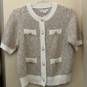 Urban Revivo Women's Contrast Trim Cardigan Sweater